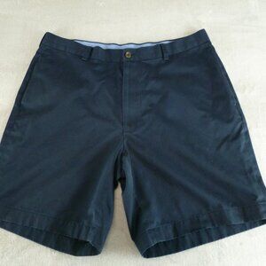 Brooks Brothers Men's Navy Blue Light Weight Advantage Chino Shorts Size W37